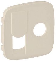 Лицевая панель Legrand Valena Allure для 2-м. розетки TV+RJ45 слоновая кость картинка